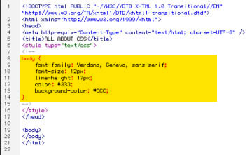 CSS rule