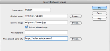 rollover dialog box