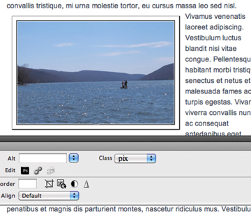 CSS styled image