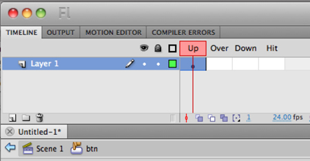 button timeline