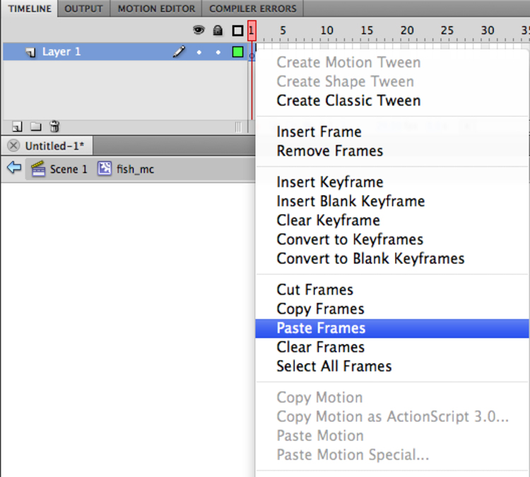 paste frames