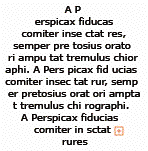 type within a shape